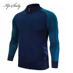 2020 New Style Custom Logo Full Zip Warm Up Football Tracksuit Men Soccer Jacket