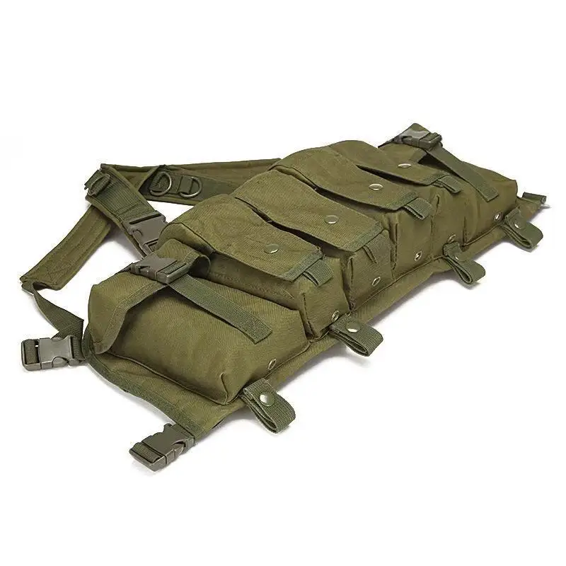 Wholesale Large Loading Pice Mitary Combat Training Magazine Pouch Chest Rig Tactical Vest