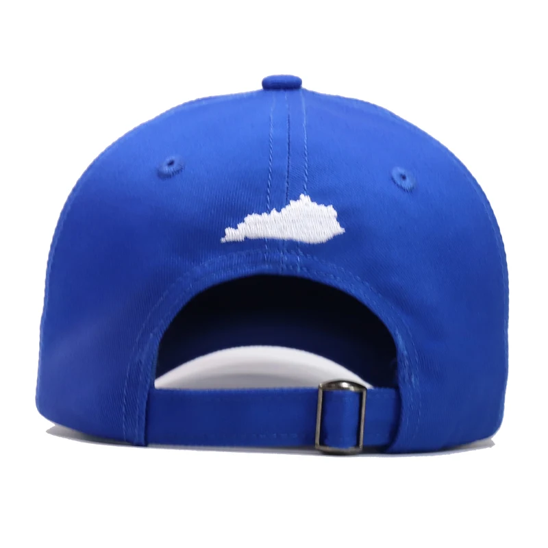 Custom 100% Cotton Unisex Hip Hop Blue One Size Fits All Baseball Caps Hat