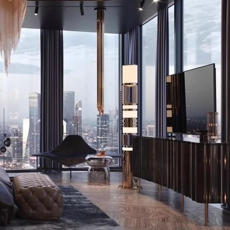 Designer Marble Decorative Luxury Floor Lamp Living Room Hotel Lobby Post-modern Stacking Floor Lamp