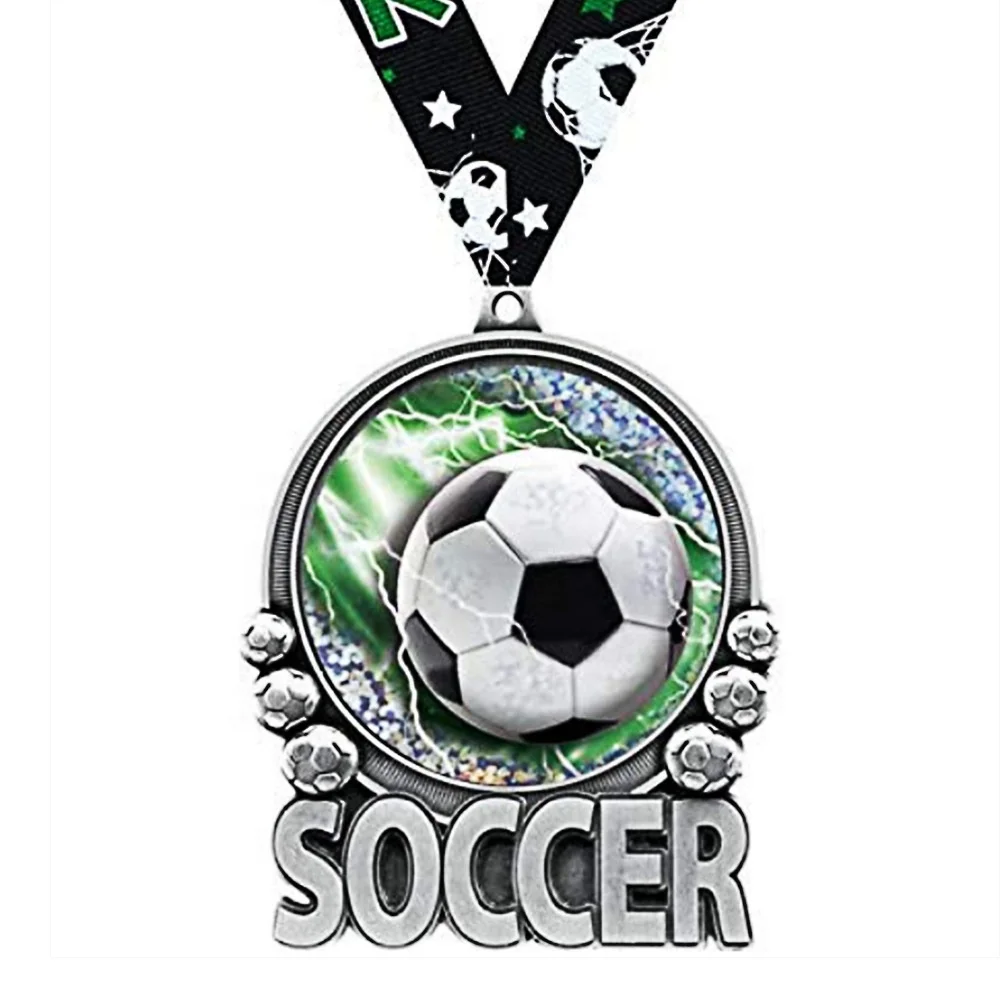 Gold Award Football Medals-Winner Medal Gold Prizes for Sports Competitions Party