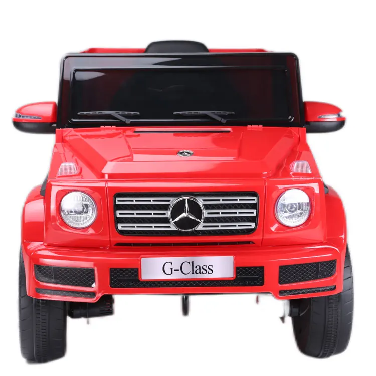 Новейший лицензированный дешевый Электрический автомобиль Benz G500 12 В 2 мощных мотора дистанционное управление детский внедорожник для продажи