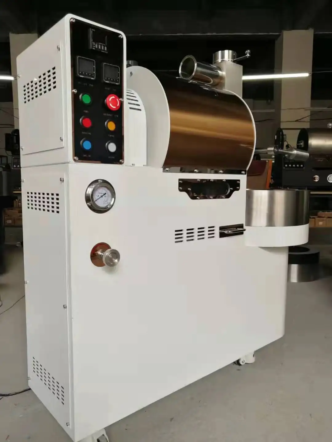 Factory direct supply Commercial coffee roaster 3 kg, Full city LPG propane industrial coffee roasting machine