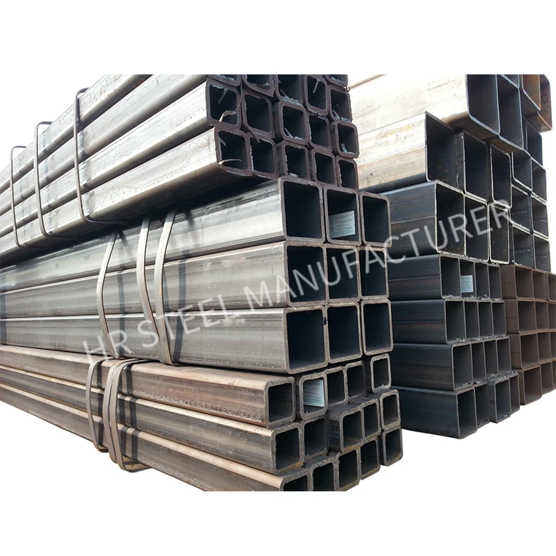 4*4 8*8 10*10 seamless galvanized low carbon rectangular tube for building structure