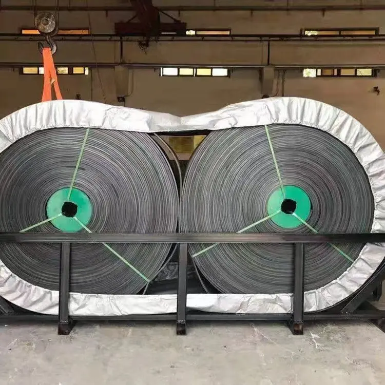 Steel wire rope conveyor belt for quarry