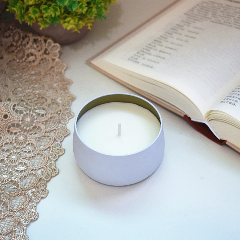 Wholesales Candle Tins 8oz With Soy Wax Custom Tinplate Scented Candles