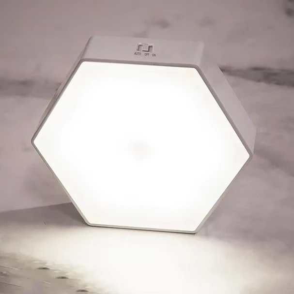 Hot Sale Rechargeable Wireless Body Induction Motion Sensor Wall Night Light For Kid Room Stairs