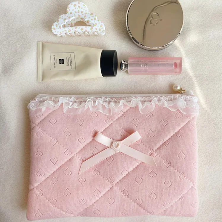 zhejiang flower toiletry price and quality travel beauty makeup brushes with carrying bag gift cosmetic for women wholesale cute