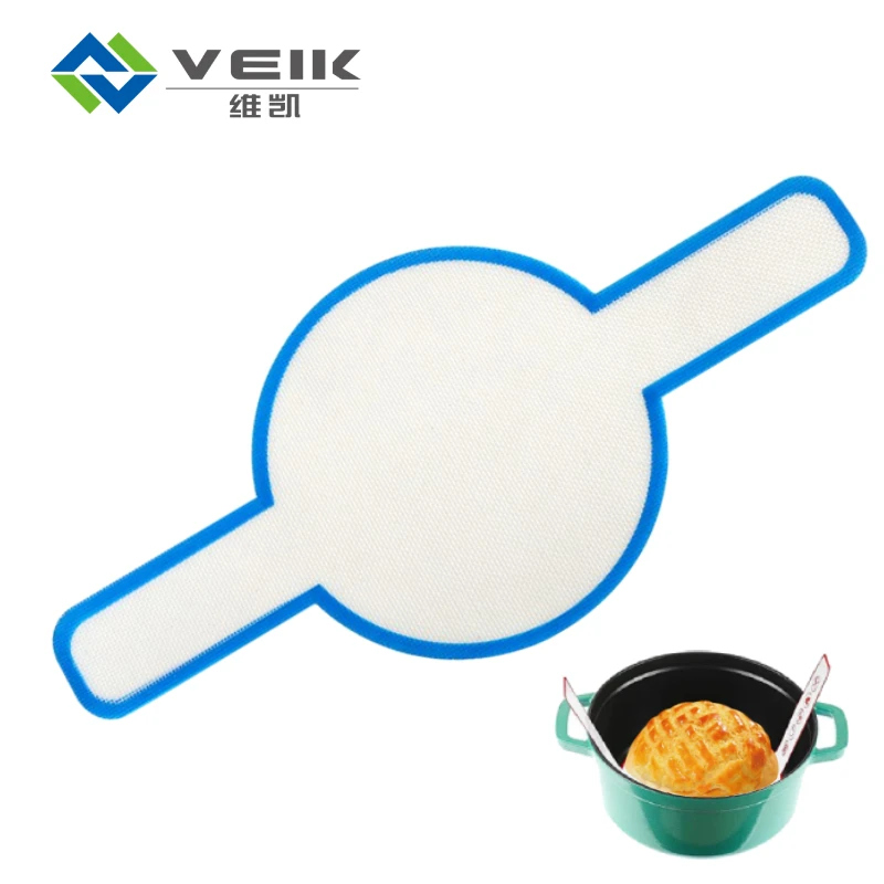 Factory Wholesale Baking Pad Thickened Long Dutch Pot Pad with Silicone Fiberglass Nonstick Property