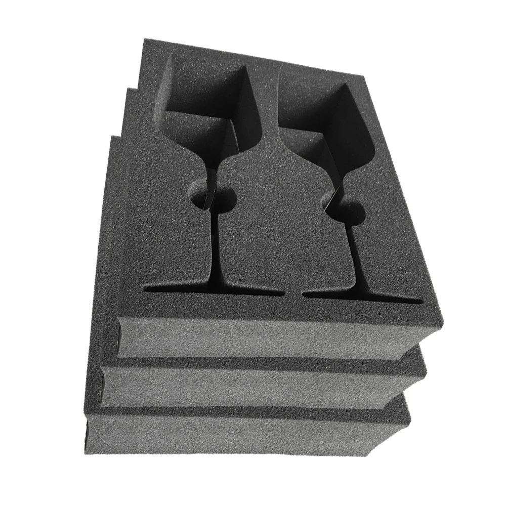 Разумная цена индивидуальная Подарочная коробка с поролоновой вставкой биоразлагаемая пена черная поролоновая Защитная EPE EVA полиуретановая губка