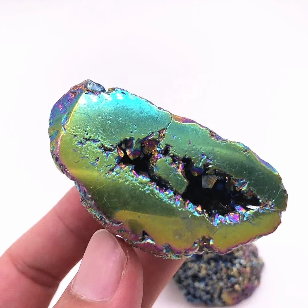 Wholesale natural gemstone quartz healing crystal color agate geode