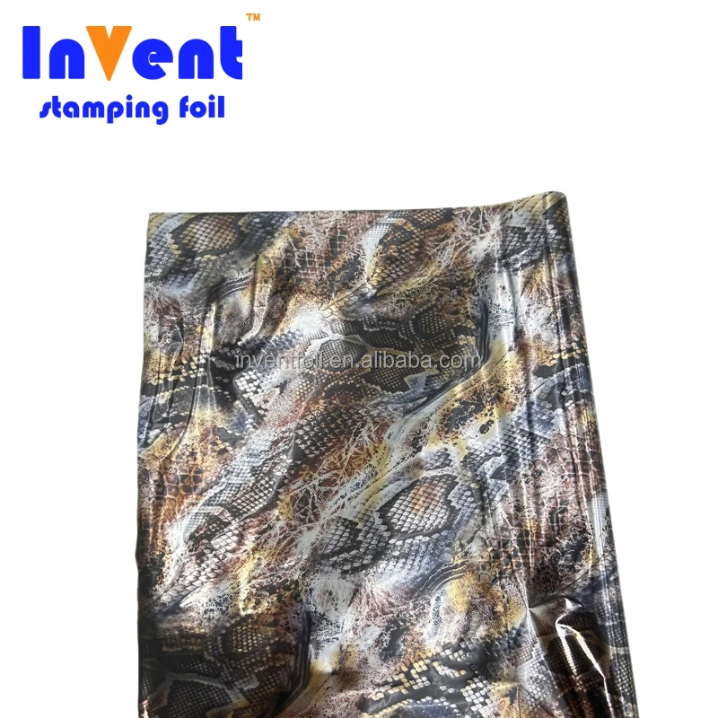Hot Sale Big colorful cracks Foils DTG High Temperature Resistance Hologram Hot Stamping Foil For Fabrics