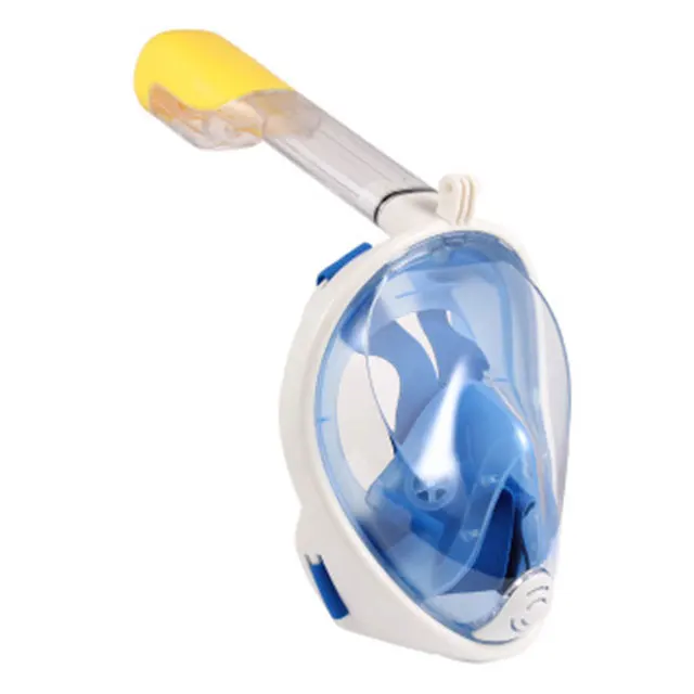 Good Quality Physical Antifogging Panoramic Viewing  gp camera Watertight & Anti Leak  Full Face Snorkeling Diving glasses