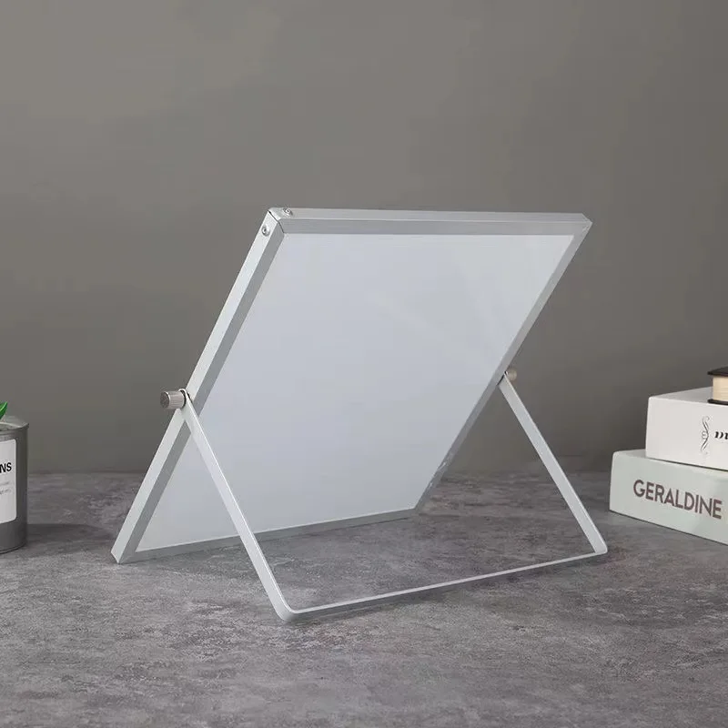 Desktop writing board folding aluminum alloy border school teaching supplies magnetic blackboard wholesale