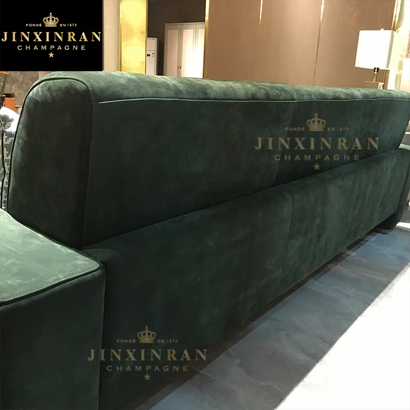 Nordic Style fabric Couch Design loveseat Sofa for home furniture Modern Design Fabric green 4 people sofa