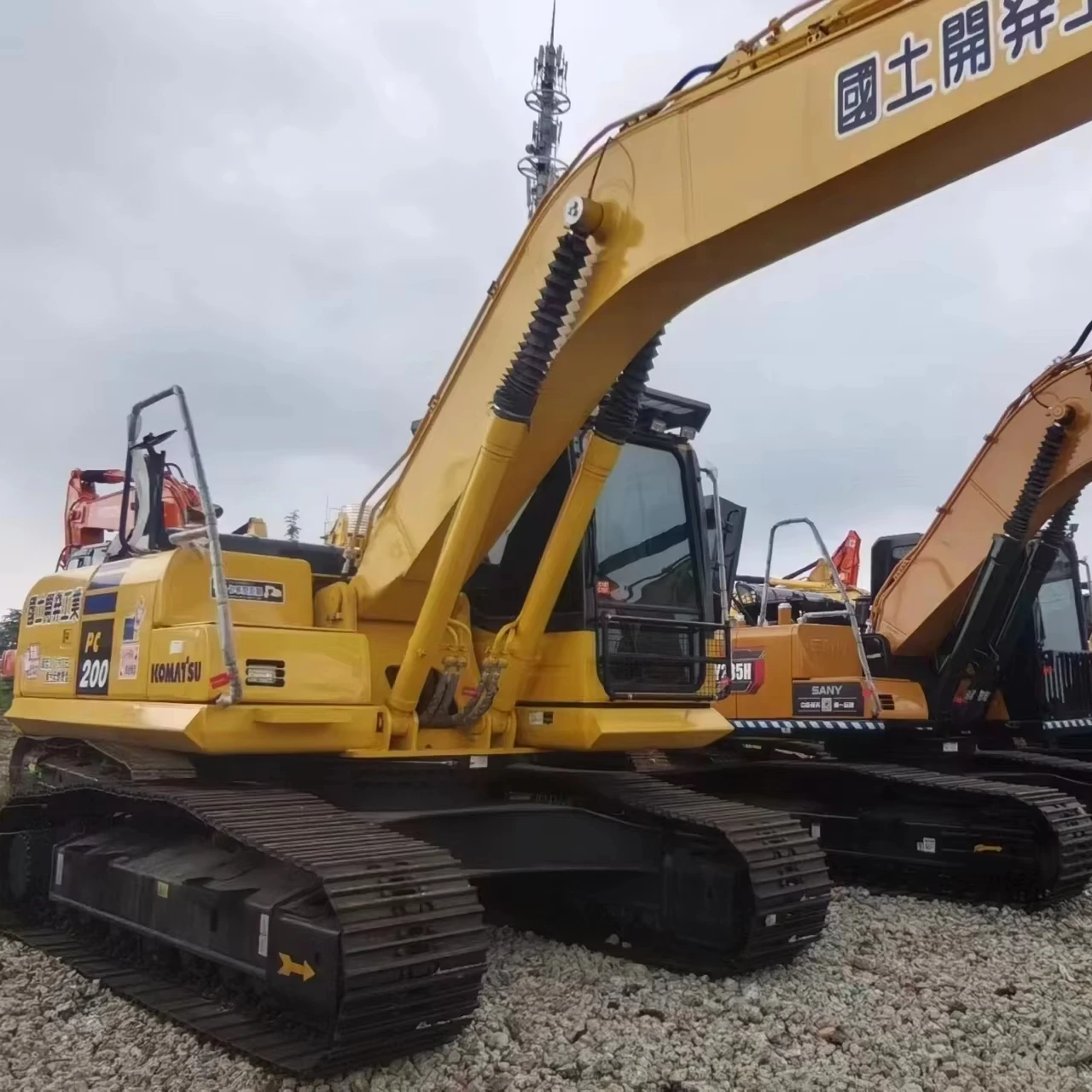 Сертификат CE EPA инженерная строительная машина 19-тонный экскаватор Komatsu PC200 землеройный для продажи