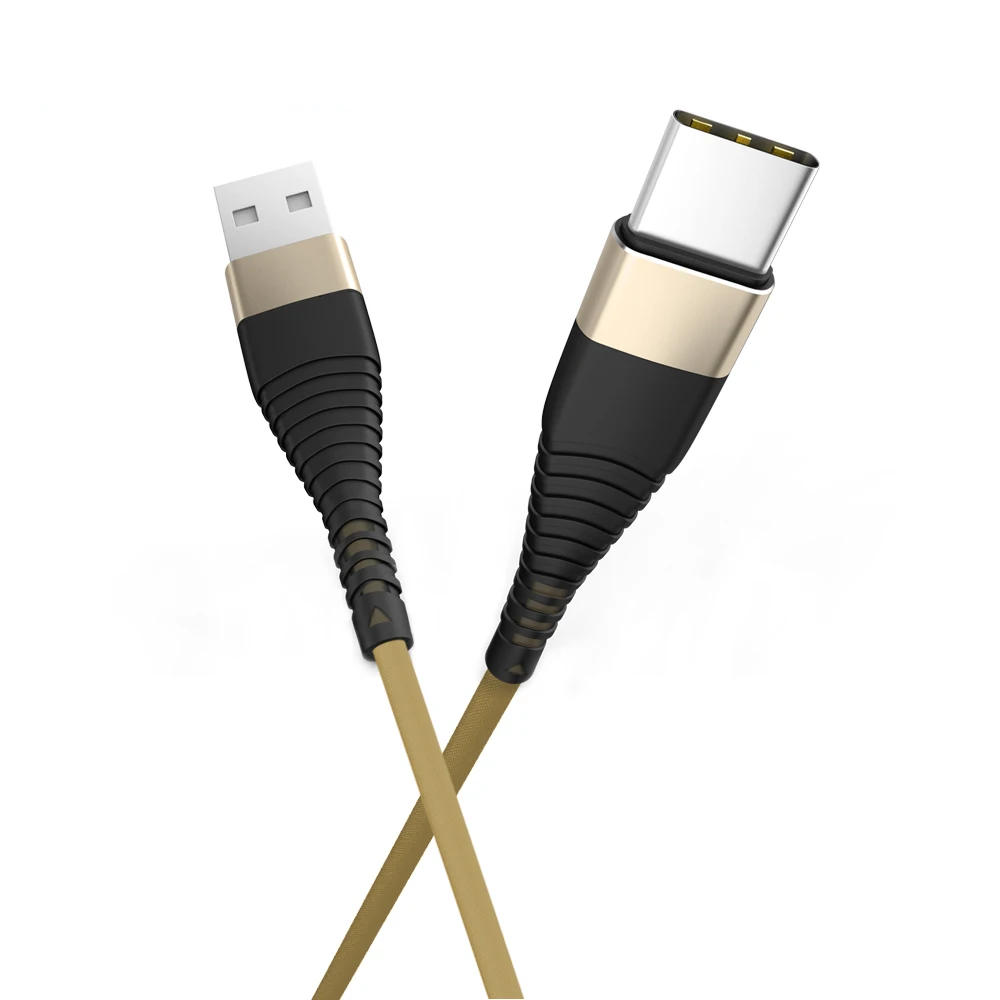 Rock Hi-Tensile Fabric Braided USB Charger Cable for Iphone