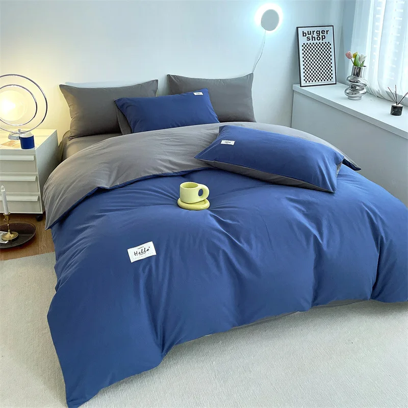 Ensemble De Literie Juego De Cama Duvet Cotton Comforter Bedding Sets Collections Cotton Comforter Bed Duvet Cover Set