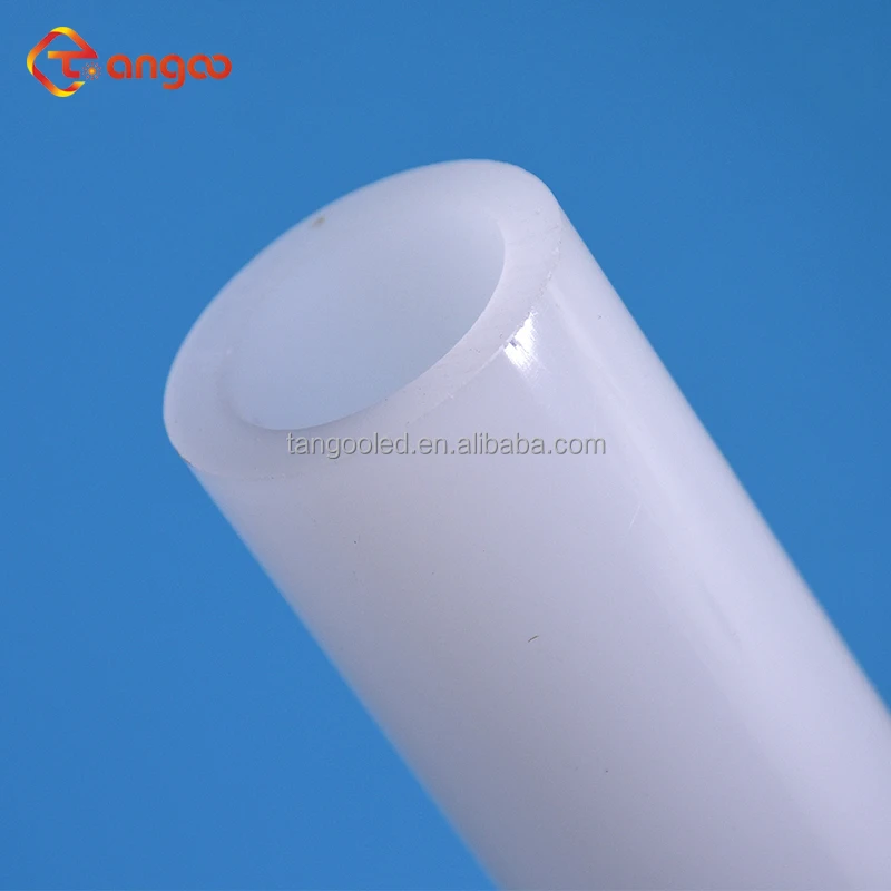 25mm Hot Bending Light Diffusing Acrylic Plastic Pipe Tube Pmma Round Diffuser Cover for Led Wall or Ceiling Light