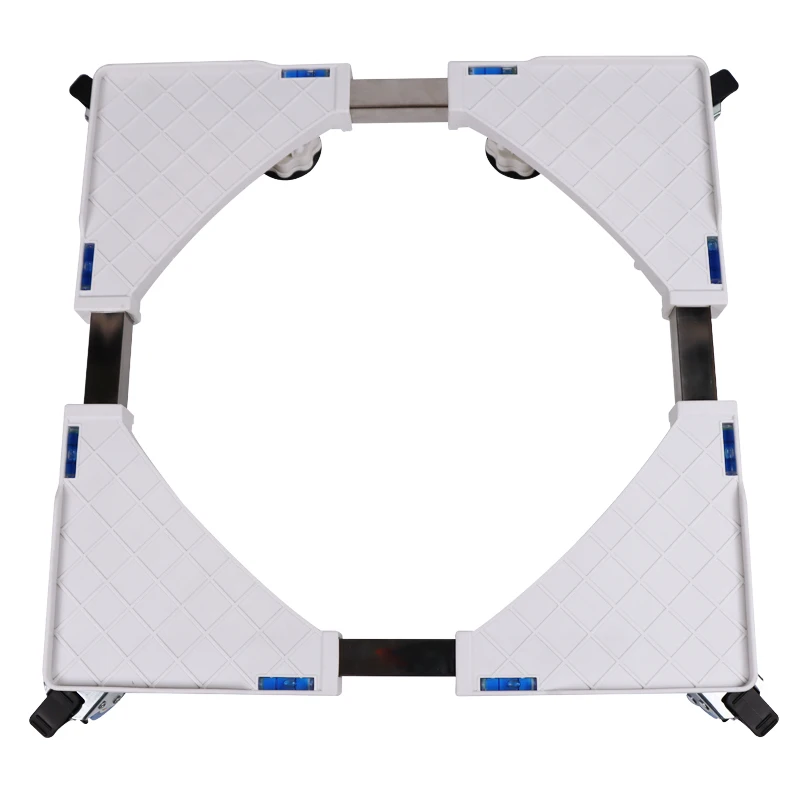 Washing machine stand adjustable movable thickened SS tube washer dryer refrigerator base