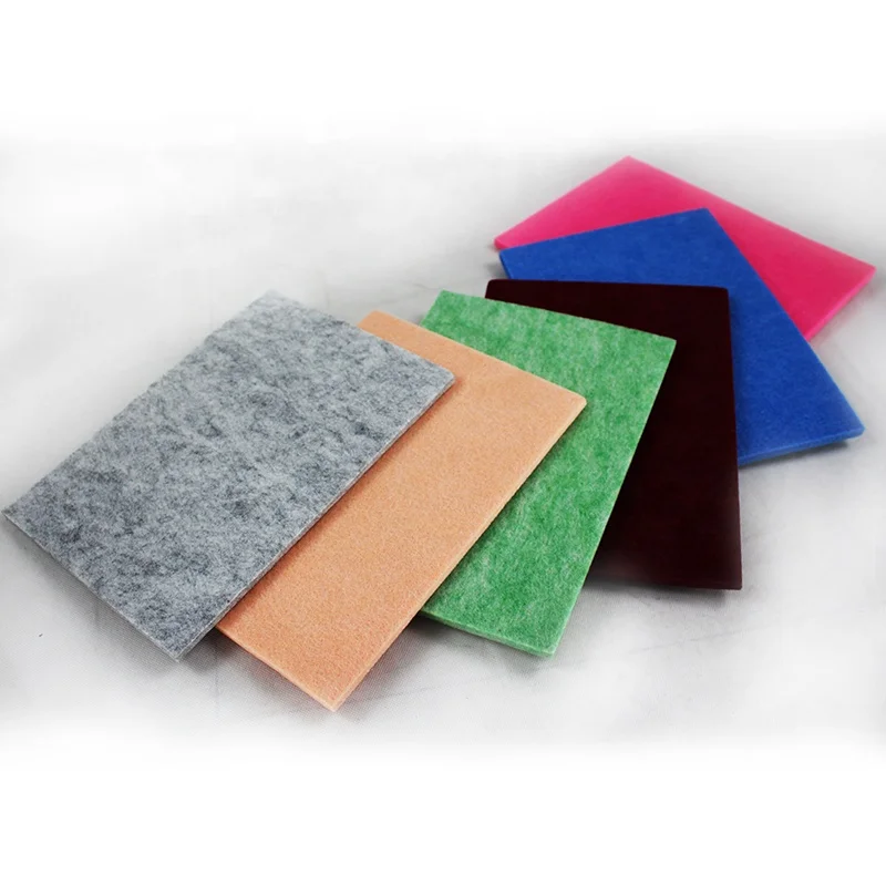 
3mm 5mm stiff polyester needle punched nonwoven polyester felt fabric sheets 