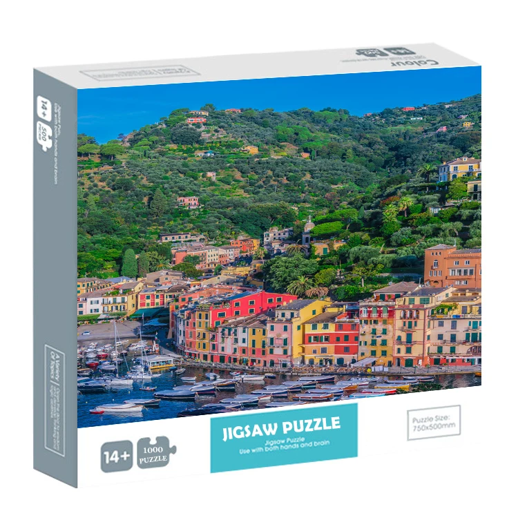 Print Personalized Brain Game 1000 Pieces Adult Jigsaw Puzzles Oem 1000pcs Puzzles