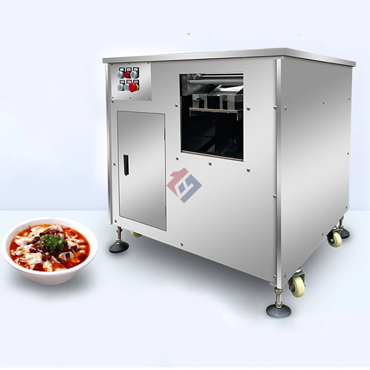 Commercial fish meat strips cutting machine pork beef