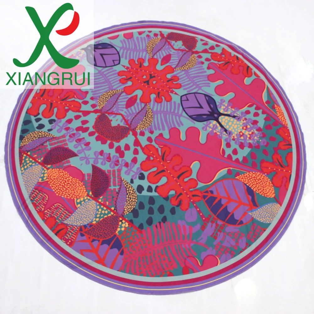 Superdry заказ набивной купальной занавески из Мандала Круглый пляжные полотенца круглое полотенце с бахромой песок Бесплатная пляжное полотенце с логотипом на заказ