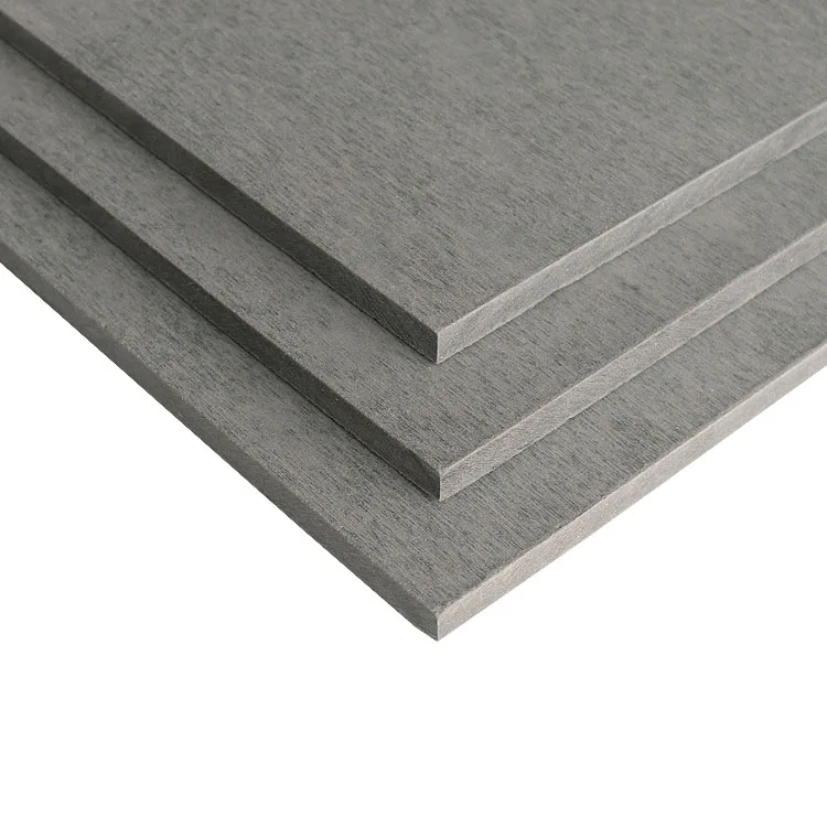 Огнестойкая серая волокнистая цементная доска без асбеста для быстрой установки