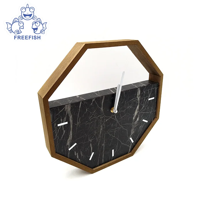 Деревянные настольные часы винтажный Ретро старомодный бесшумный Настольный будильник