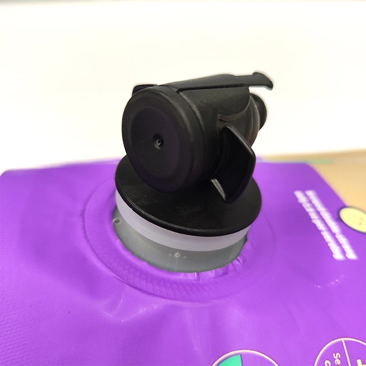 Customized Bib Bag In Box Wine Pouch Packaging Vitop Wine Pouch Plastic Spout Pouch Bag For Liquid