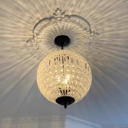 Turkish Hanging Oriental Arabian Golden Moroccan Lamps Vintage Crystal Chandelier For Home Ceiling Lights Wedding Decor Lantern