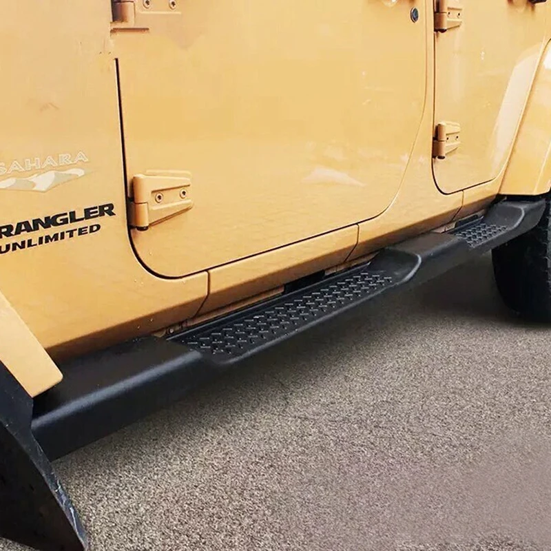 VISHN Original 2 4 Door Side Step Off-Road Car Auto Accessories Side step running board For Jeep Wrangler JK 07-17