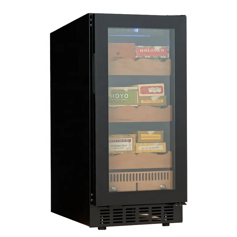 Automatic Humidity Control Cedar Shelves Wine Cigar Refrigerator