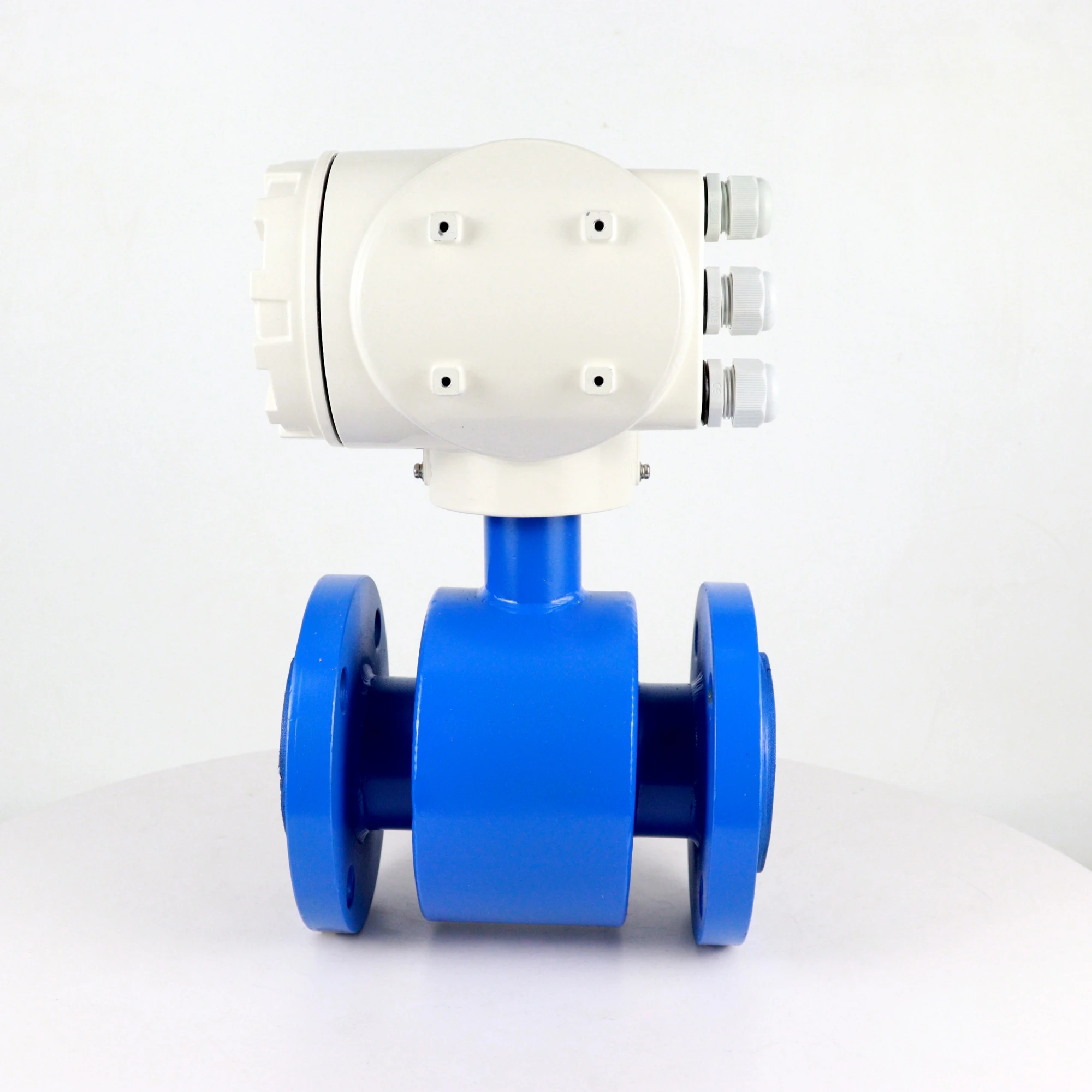 water connector pulse flow double direction rs485 4 inches industrial digital transmitter magnetic electromagnetic flow meter