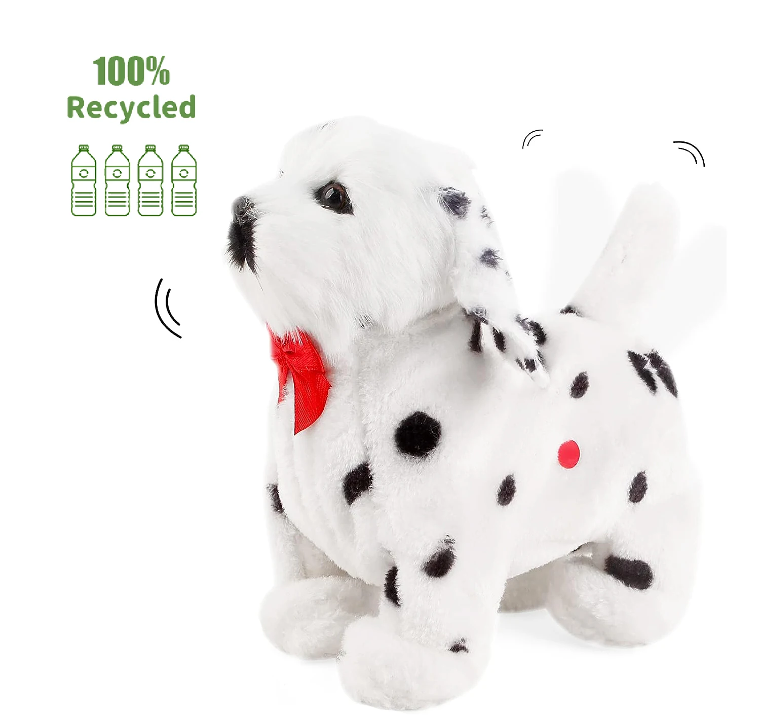 Hot Sale Voice Recorder Dancing Walking Electric Interactive Soft Plush Stuffed Animal Doll Robot Talking Dog Toys For Baby Gift