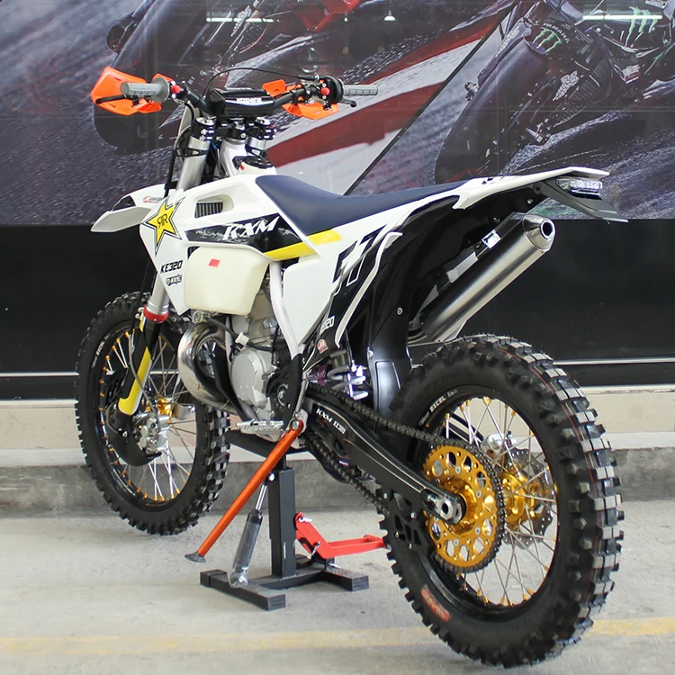 Wholesale double disc brake water cooled engine chain drive off road 2 stroke 300cc dirt bike