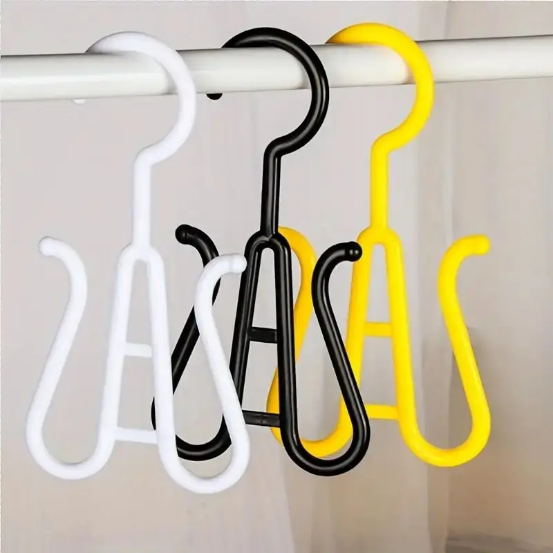 Contoured Plastic Utility Hooks Multipurpose Household Commercial Use Hooks Plastic Shoe Hangers for Store