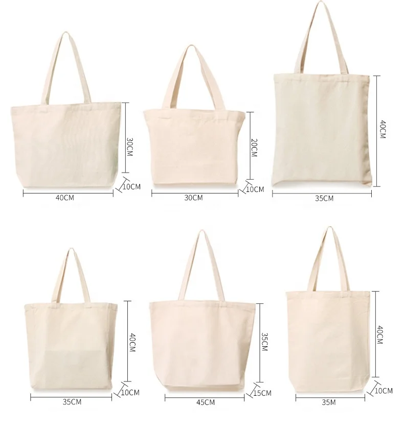 Large Capacity Casual Canvas Tote Bag With Zipper Custom Canvas Bag for Shopping or Daily Use Beach Tote Bag