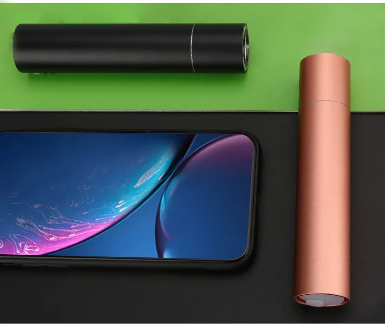 IP44 Waterproof Flash Light Small Portable Flashlight Rechargeable Power Bank Torch Light