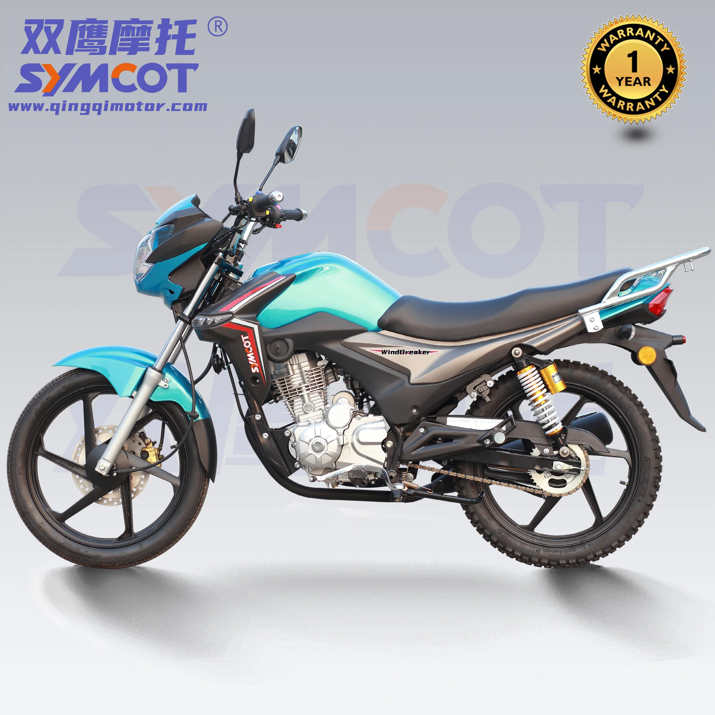 Windbreaker 150cc street motorcycle with 125cc 150cc 18 inch tire disc drum brake sells well in Middle East Fenghao