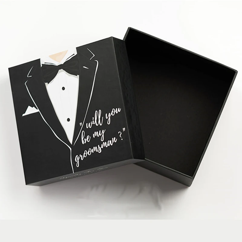 OEM Luxury New Year Sustainable White Business Small Gift Packs Set Card Empty Paper Boxes Print Cardboard Packaging With Lids