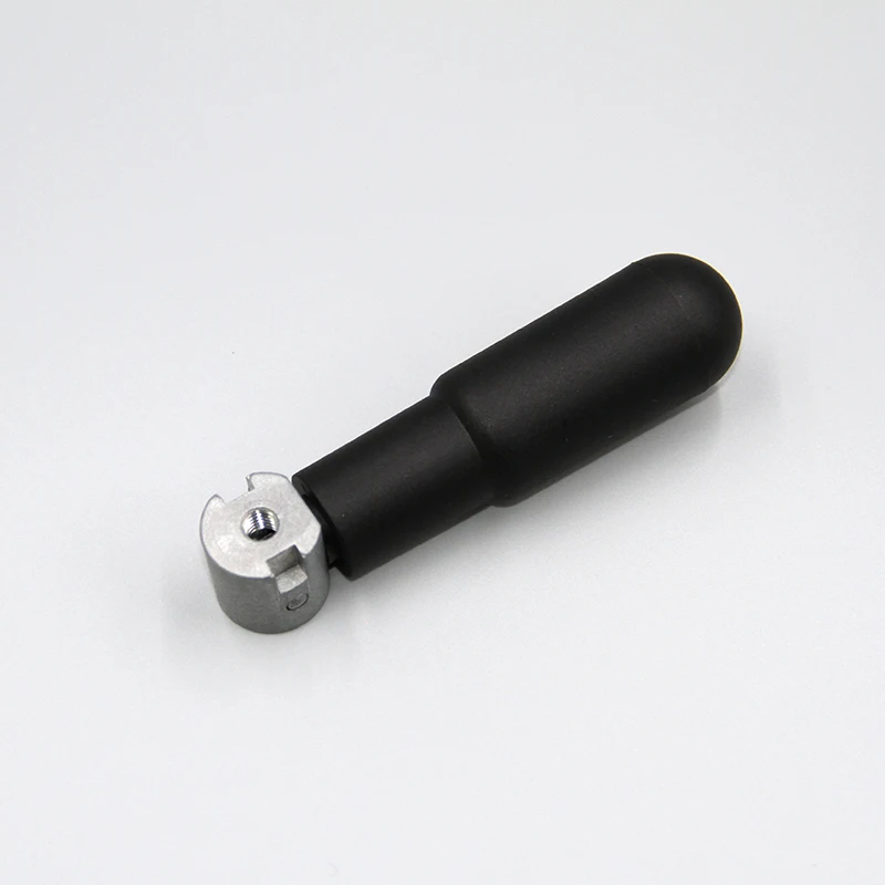 Nylon Black Round Head Foldable Mechanical Handle Plastic Adjustable Rotatable Grip Hardware Handle