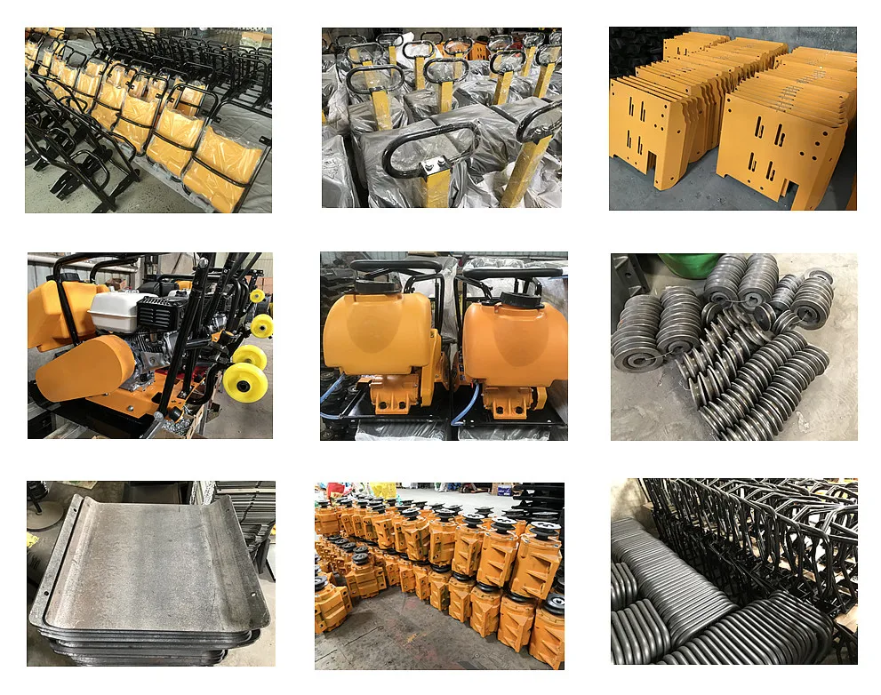 China Supplier Portable Plate Compactor For Compacted Sand And Gravel