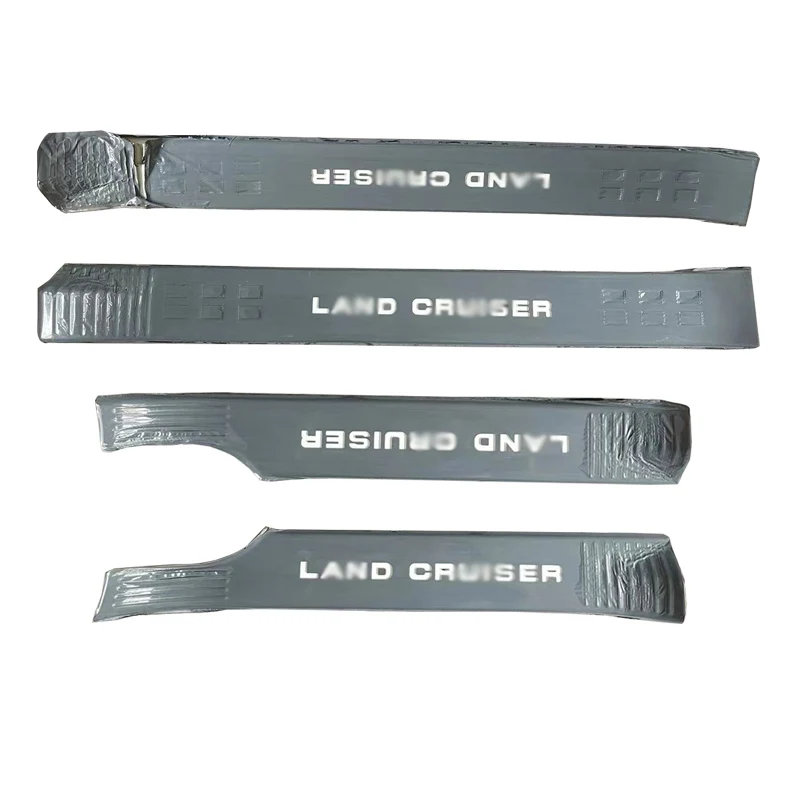 Stainless Steel Door Sill with led for Land Cruiser 2008-2021 LED Door Sill Plate for LC200