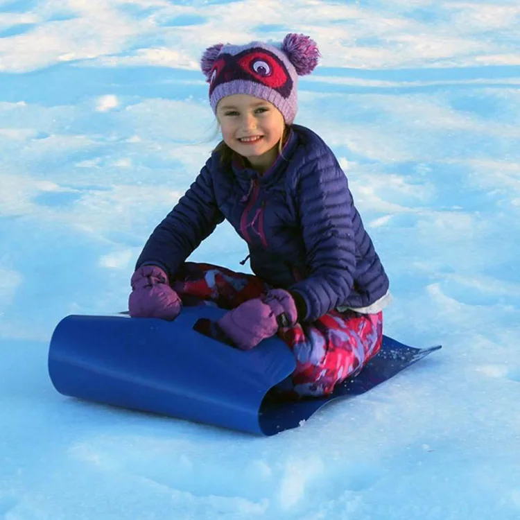 Winter Outdoor Sport Thicken Kids Adult Snow Sled Sledge Ski Board Sleigh Outdoor Grass Plastic Boards Sand Slider Snow Luge