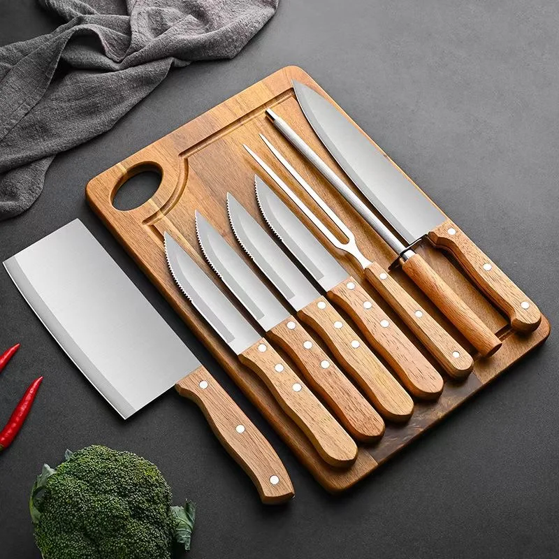 Хит продаж нож из нержавеющей стали с деревянной ручкой