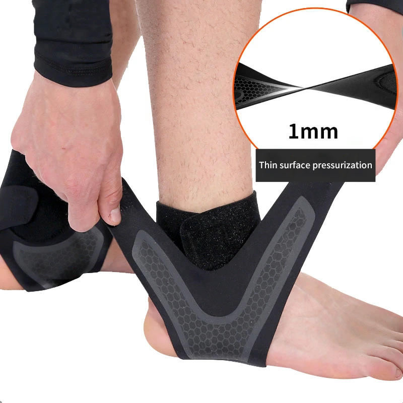 2022 Hot-sale Adjustable Ankle Protector Light weight Double pressure ankle brace  elastic neoprene orthopedic ankle brace