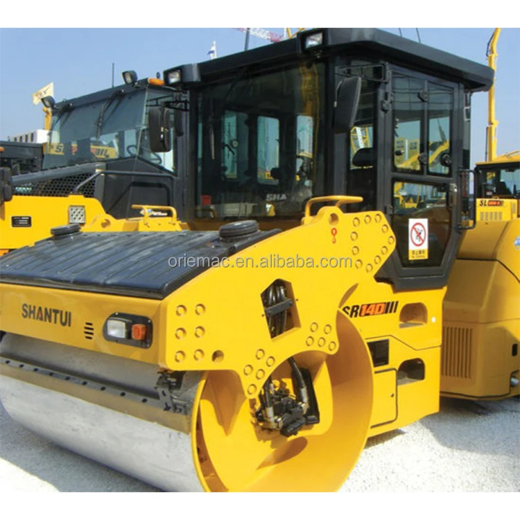 Algeria Chinese Top Brand Hot Selling Shantui Single Drum Road Roller SR14D 14Ton Roller hot sale in Algeria