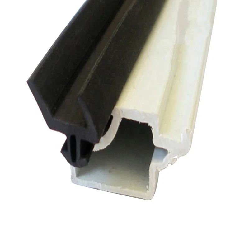 aluminum automatic drop down door bottom rubber seal  strip